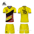 Kits de camisa de uniforme de futebol personalizado de alta qualidade